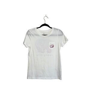 ivory ella 100% Cotton White Mandela Elephant Graphic Tee Small Women’s